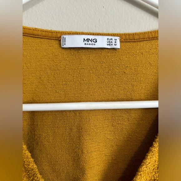 Gently Used Mustard Yellow Sleeveless Dress - Size M - Picture 3 of 3